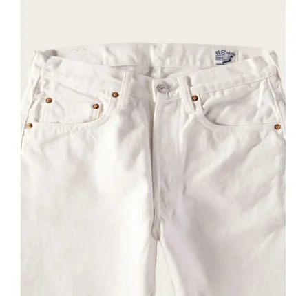 orSlow 105 Standard Denim – White