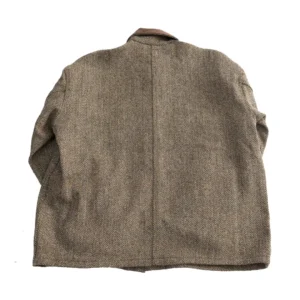 orSlow 01-6034-H47K Harris Tweed Relaxed Fit Coverall Jacket – Khaki