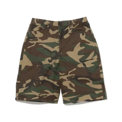 OrSlow × BEAMS “100 Super Dad” Woodland Camo Short Pant