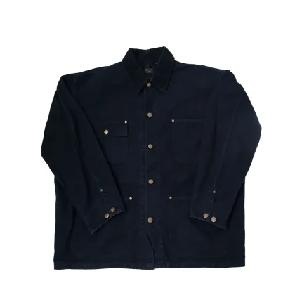 OrSlow 01-6034-61S Relaxed Fit Coverall Jacket – Black
