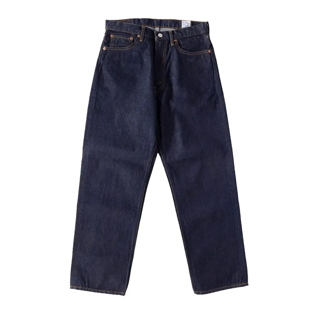orSlow-101-Dads-Fit-Denim-Black-Denim-Stone-Front orSlow 101 Dad’s Fit Denim – Black Denim Stone