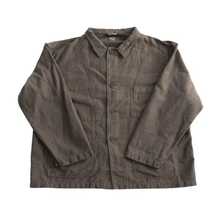 OrSlow 01-6061-60K Moleskin Simple Work Jacket – Charcoal
