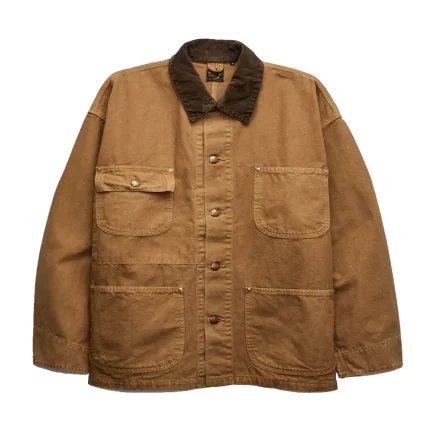 orSlow Relaxed Fit Canvas Coverall in Brown