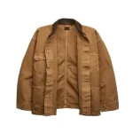 orSlow Relaxed Fit Canvas Coverall in Brown