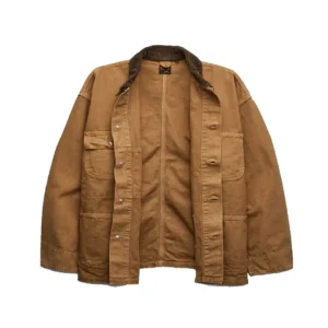 orSlow Relaxed Fit Canvas Coverall in Brown