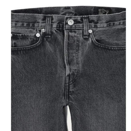 orSlow 105 Standard Denim – Black Denim Stone