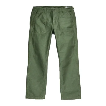 OrSlow Slim Fatigue Pants in Army