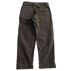orSlow 01-5002-52K – Fatigue Pants Brushed Flannel Standard Fit – Coffee Brown