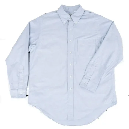 orSlow Button Down Shirt Light Blue
