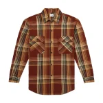 orSlow Checked Cotton and Linen-Blend Shirt