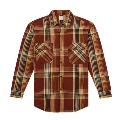 orSlow Checked Cotton and Linen-Blend Shirt