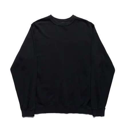 orSlow Light Weight French Terry Crewneck Sweat Shirt – Navy