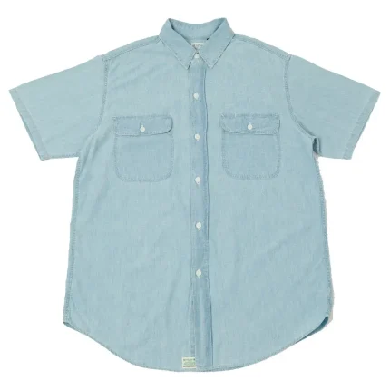 orSlow Short Sleeve Chambray Work Shirt