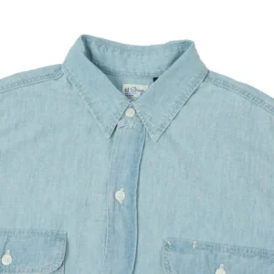 orSlow Short Sleeve Chambray Work Shirt