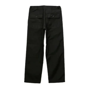 orSlow Straight Fit Fatigue Pants in Black