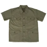 orSlow Utility Short Sleeve Shirt Jacket Olive