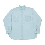 orSlow Vintage Chambray Work Shirt – Sky Blue