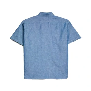 orSlow Vintage Fit SS Chambray Work Shirt in Indigo