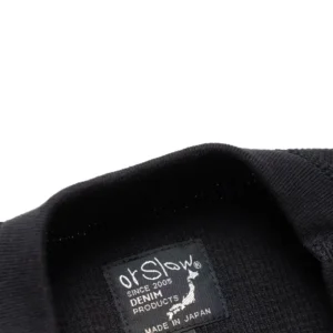 orSlow Waffle T-Shirt – Black