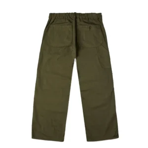 orSlow Wide Fit French Work Pants Army Green